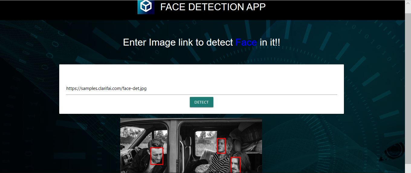 Face detection app